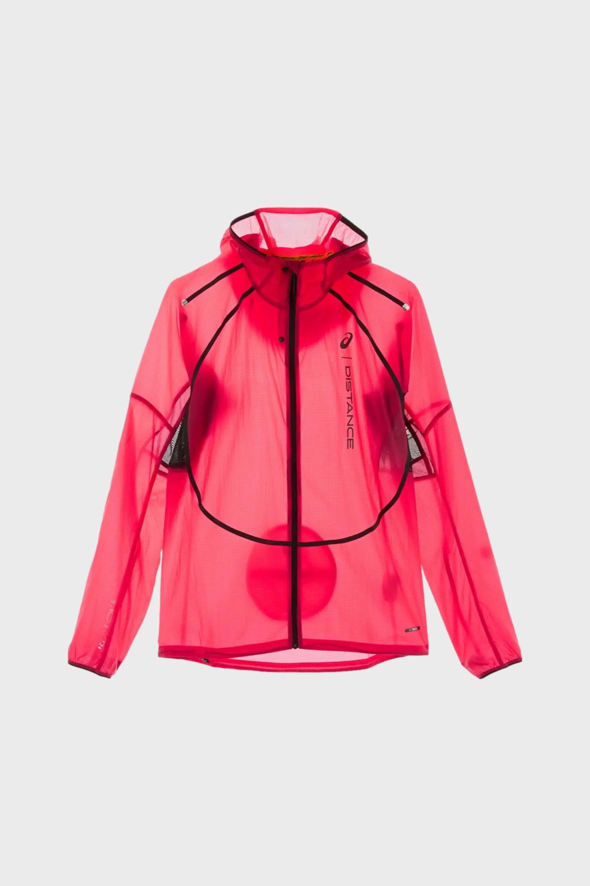 メタドン Distance x ASICS - METARUN LIGHTWEIGHT JACKET Homme - Pixel Pink