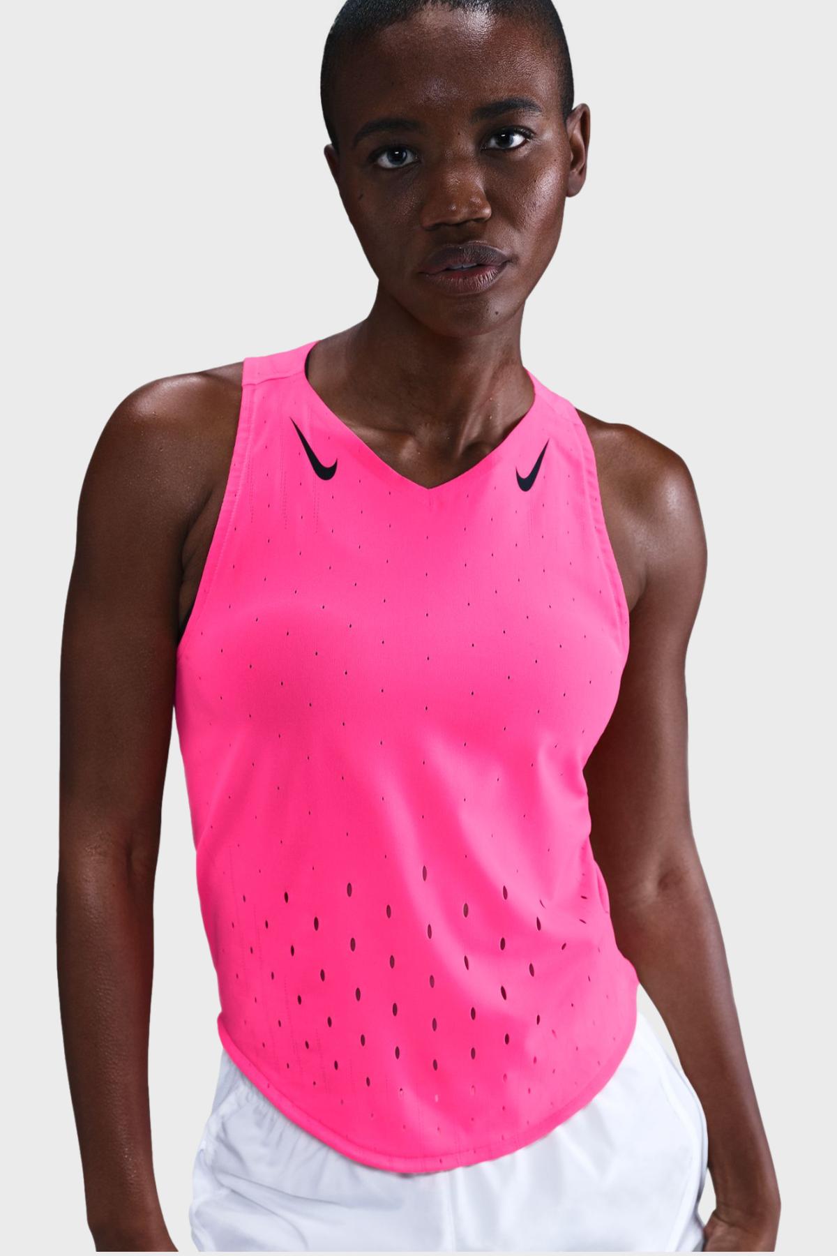 【美品　早い者勝ち】Nike 貴重ピンク エアロスイフト　M AEROSWIFT Women's Nike - Haut Running Femme | Distance – ©DISTANCE