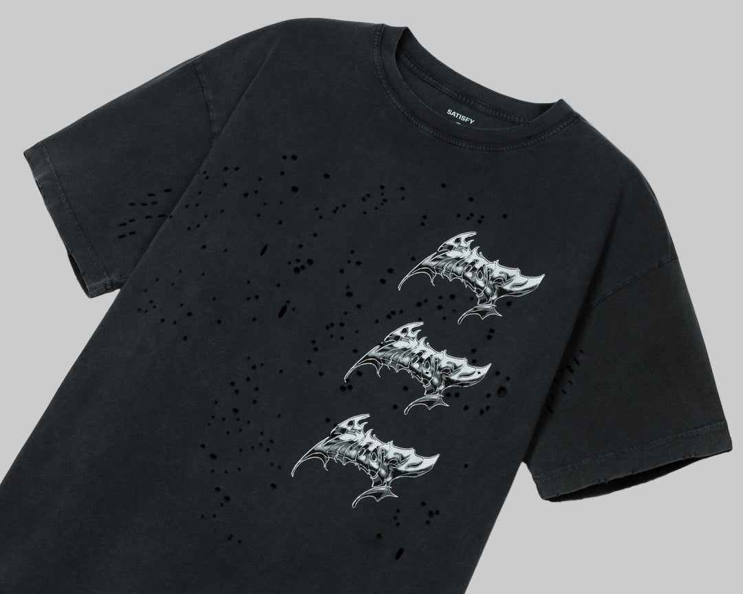 SATISFY - MOTHTECH  T-SHIRT