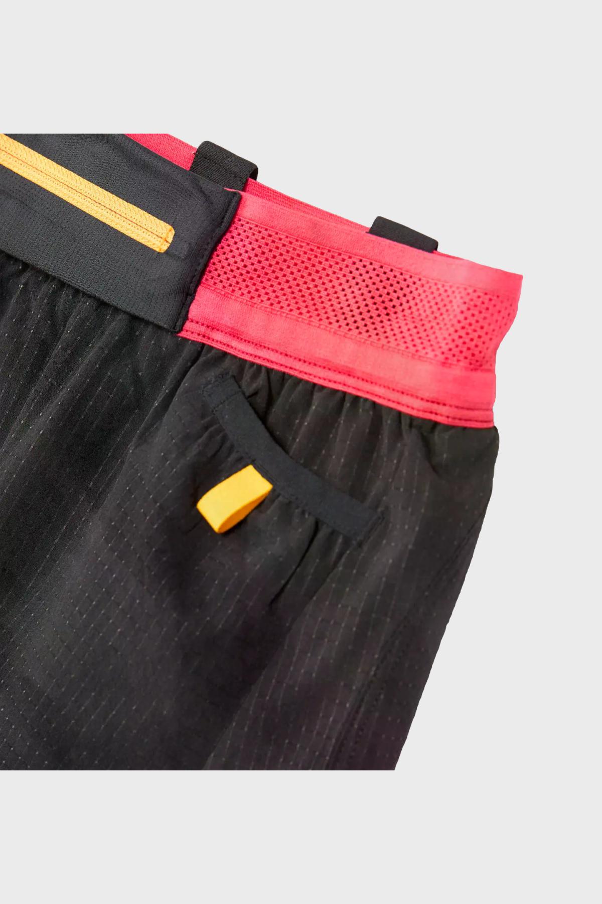 Distance x ASICS - METARUN TWO COLOR 5IN SHORT Homme - Black