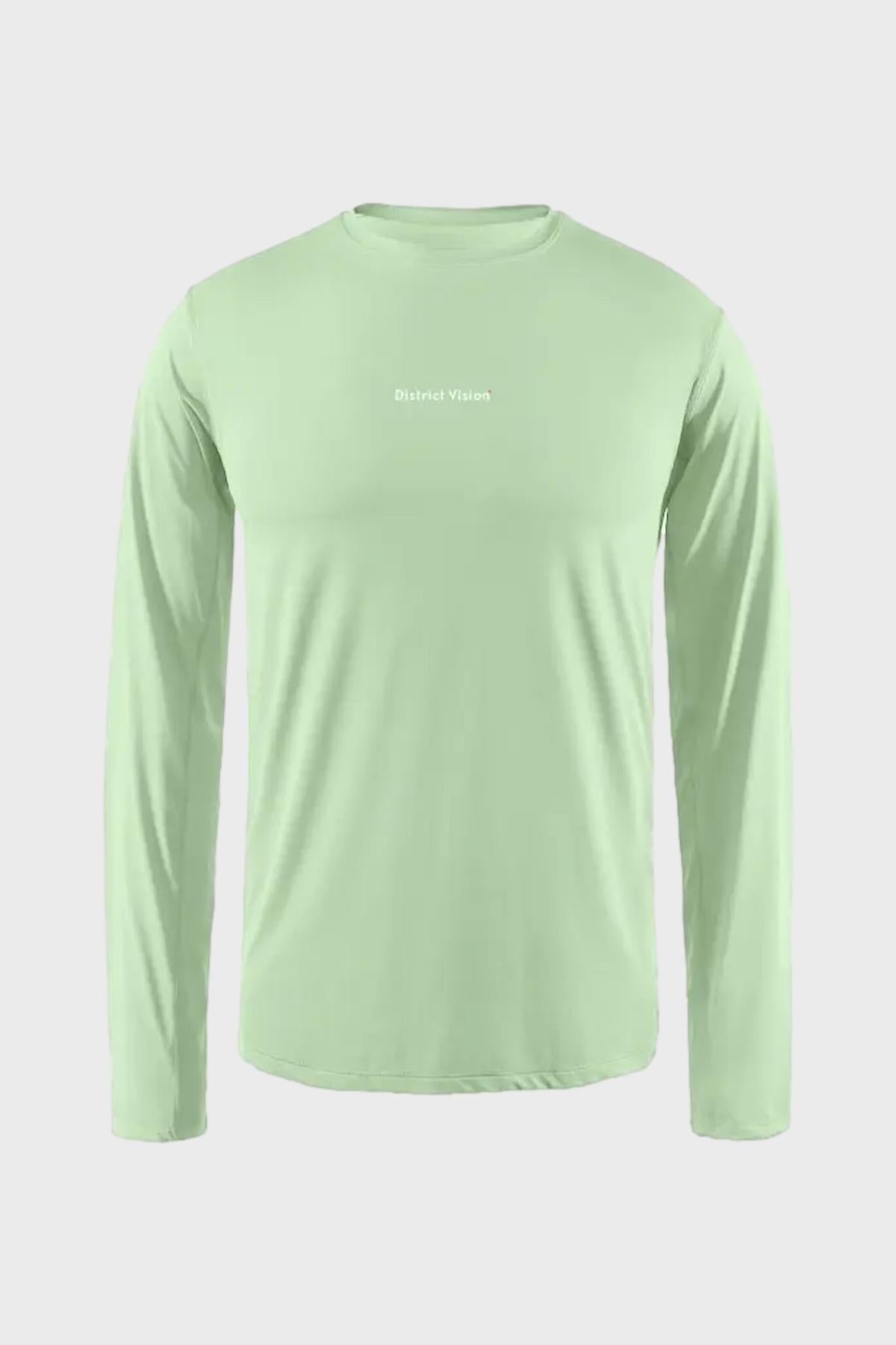 District Vision -Ultralight Aloe Long Sleeve T-Shirt