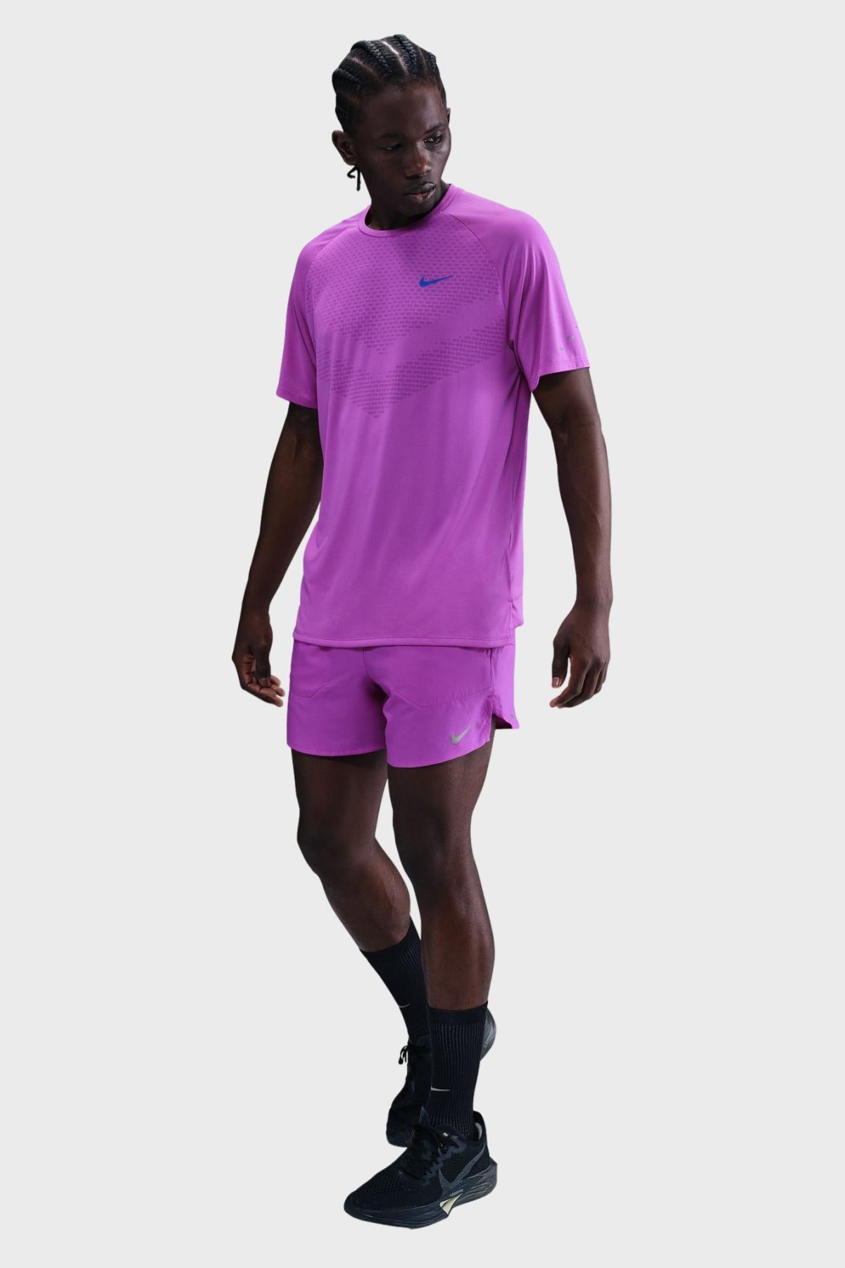 NIKE - STRIDE  Short avec sous-short 13 cm