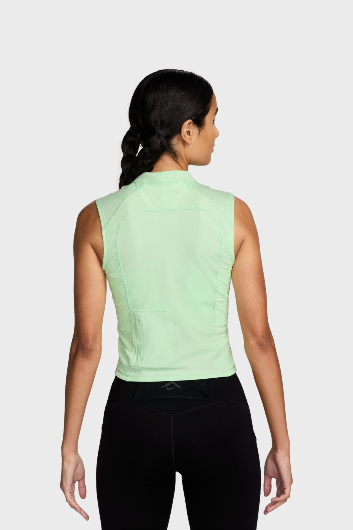 NIKE TRAIL W - Dri-FIT 1/4-Zip Running Tank Top