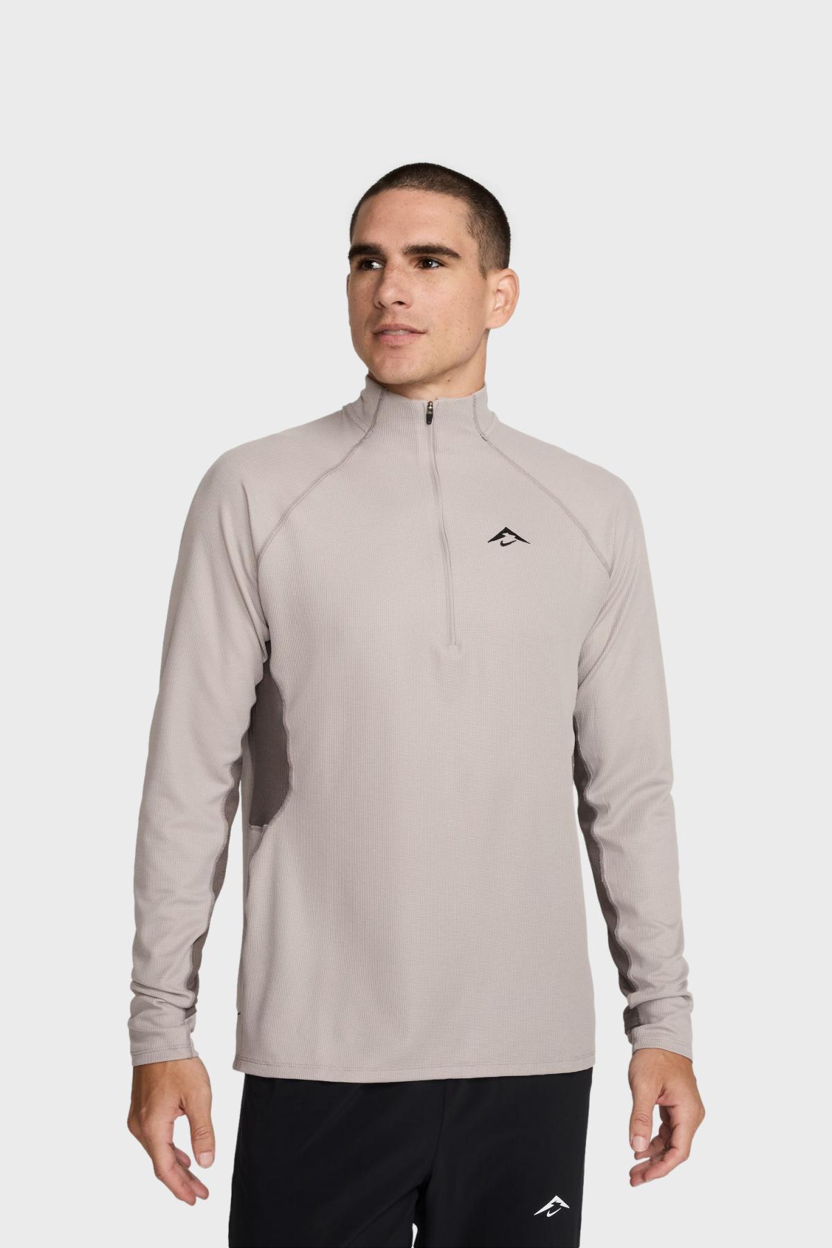 NIKE TRAIL Dri-Fit half-zip running top