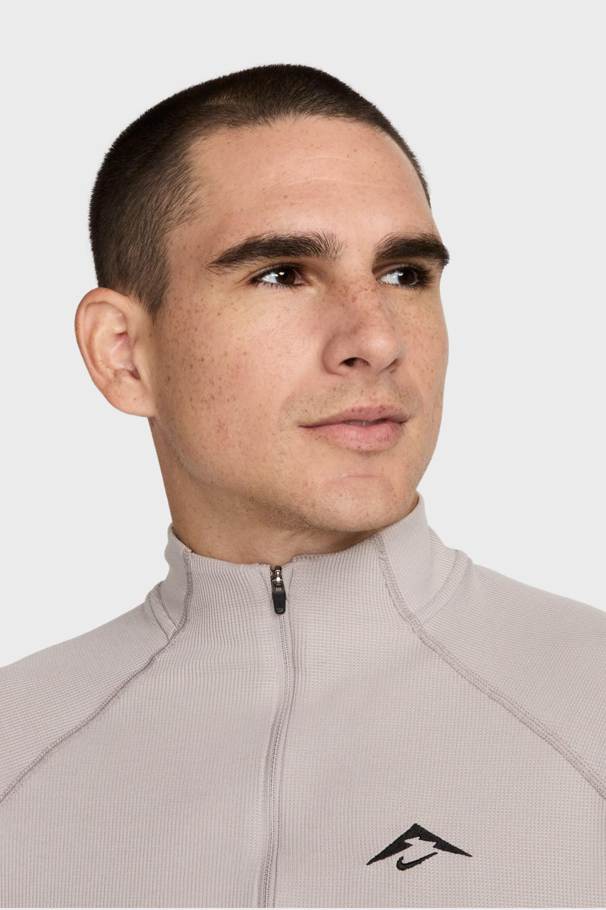 NIKE TRAIL Dri-Fit half-zip running top