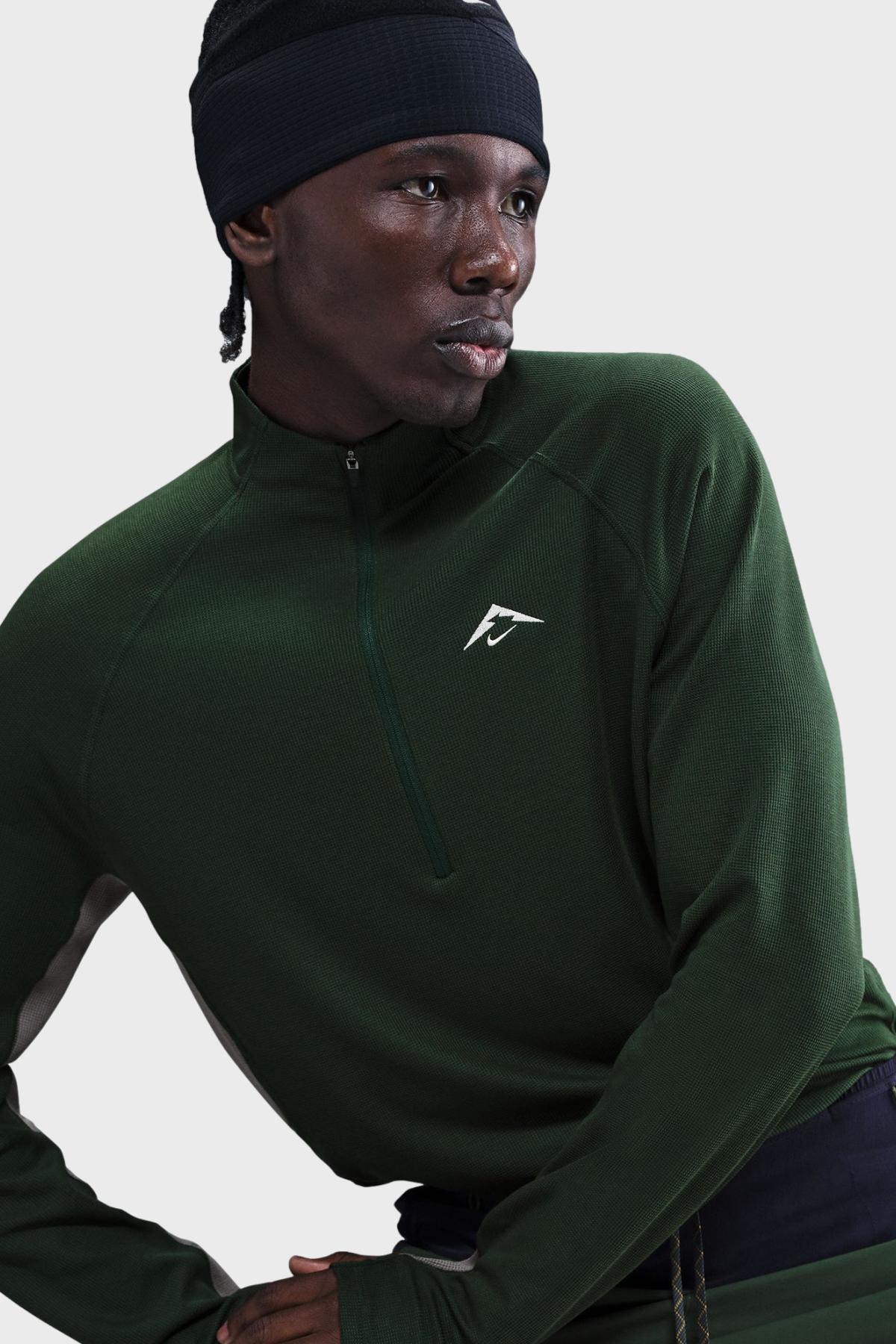 NIKE TRAIL Haut de running demi zip Dri-Fit