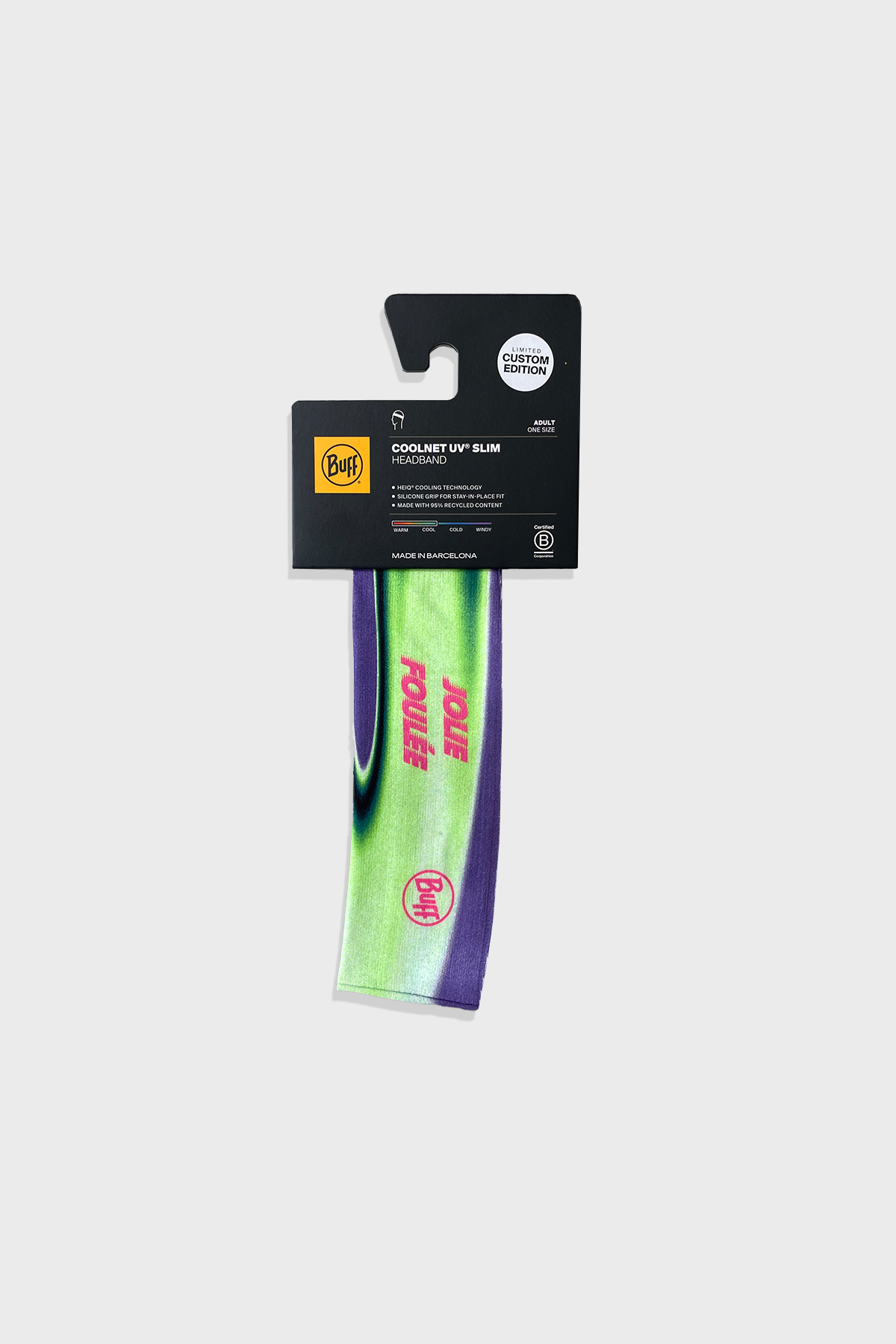 JOLIE FOULÉE x BUFF - COOLNET UV SLIM HEADBAND