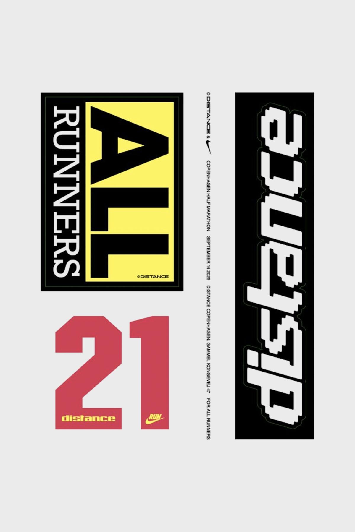 DISTANCE - NIKE CPH STICKERS