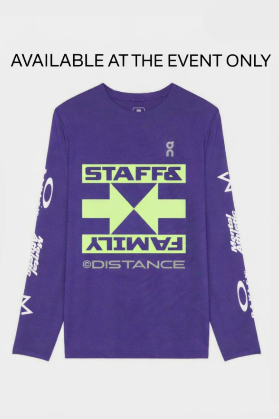 ON x DISTANCE - STAFF &amp; FAMILY RACE T-SHIRT