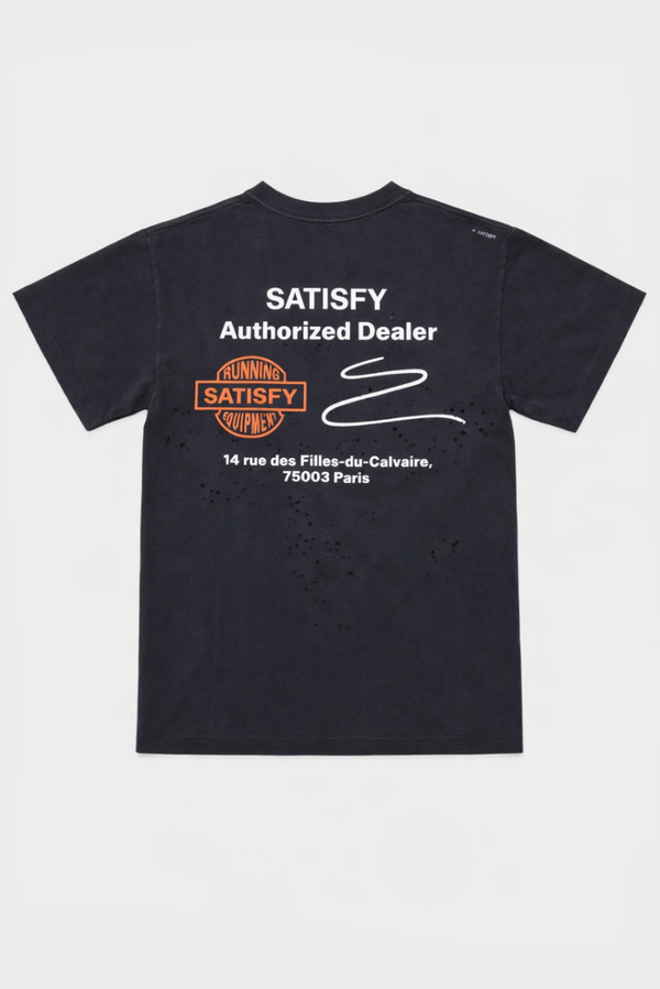 SATISFY x DISTANCE - MOTHTECH  T-SHIRT