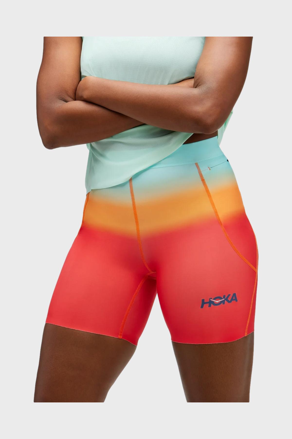 HOKA ONE ONE W - NOVAFLY 6&quot; KNIT SHORT PRINT