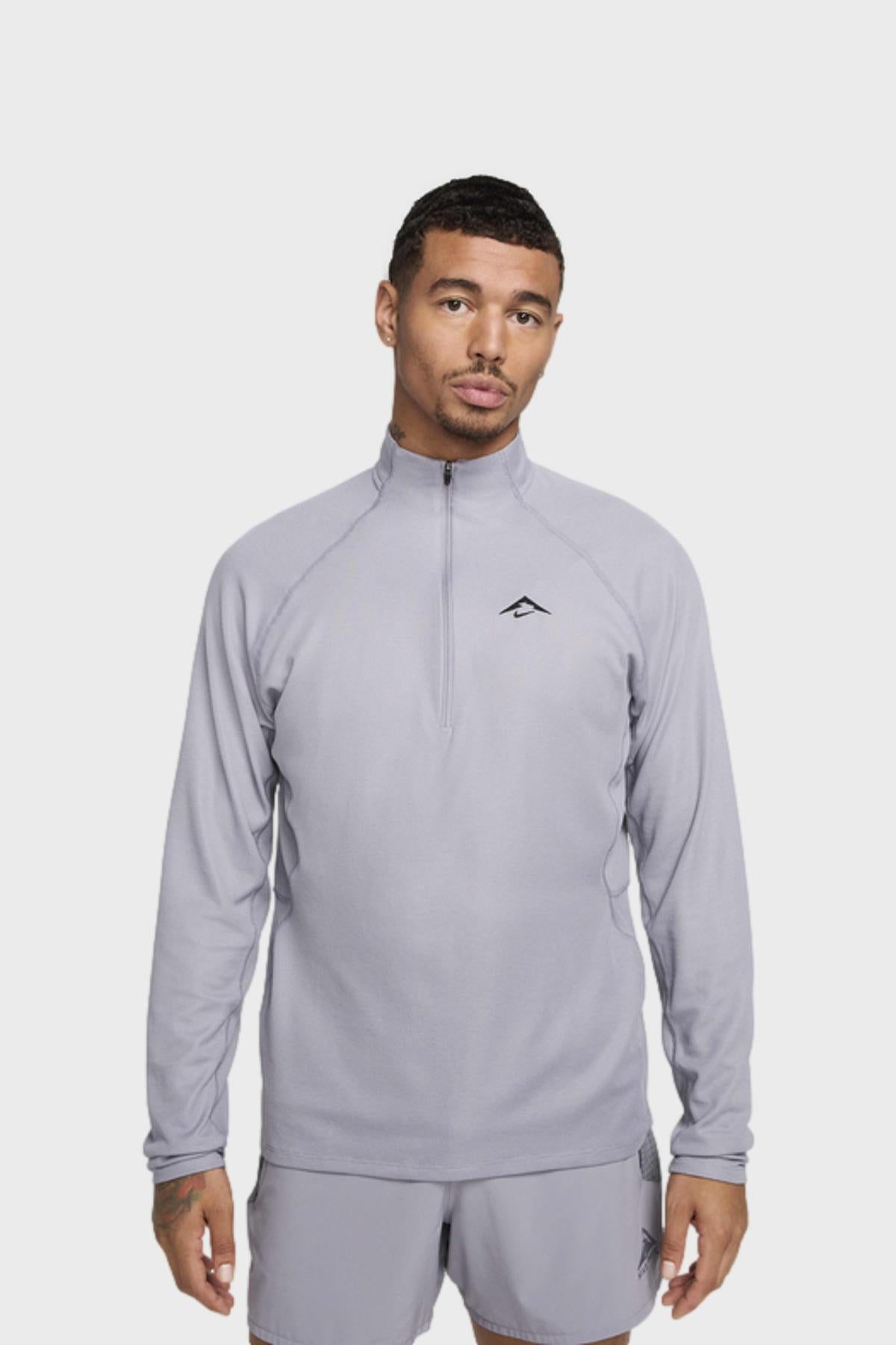 NIKE TRAIL Haut de running demi zip Dri-Fit
