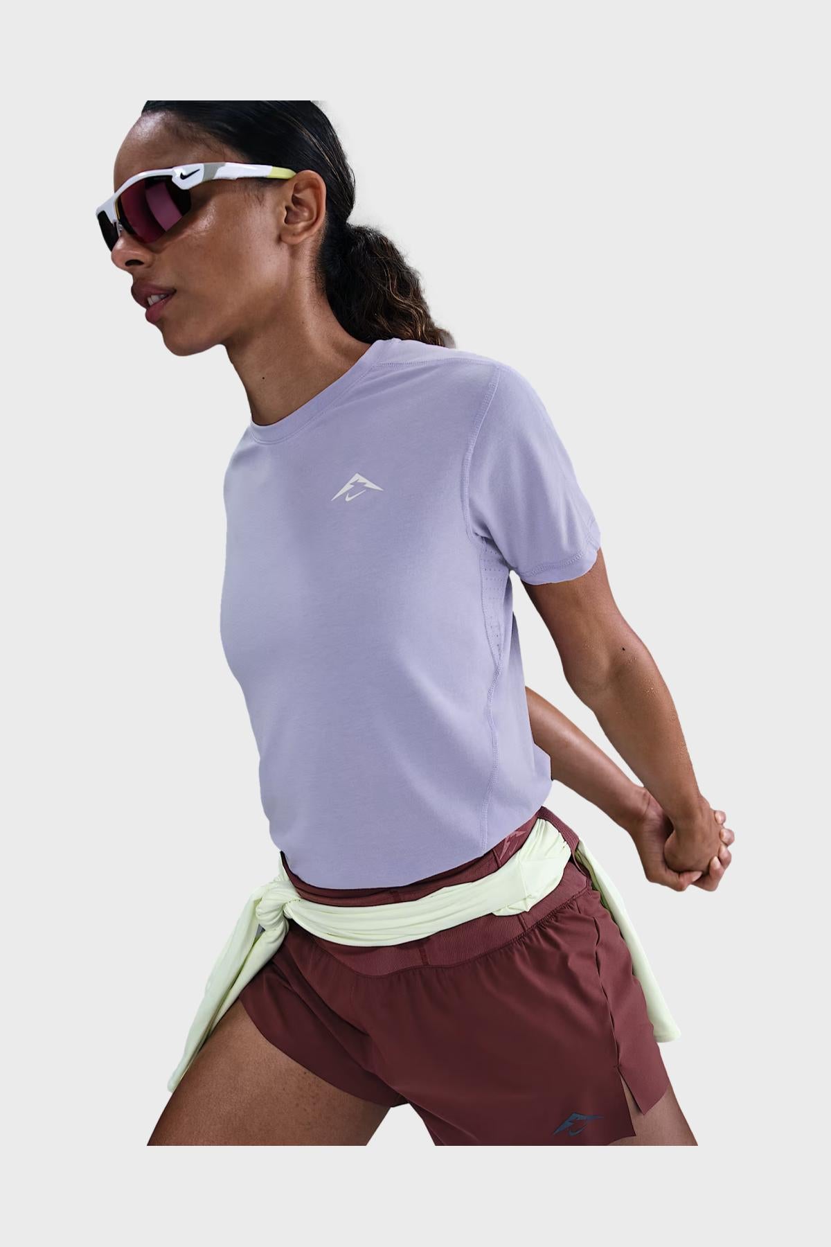 NIKE W - Nike Trail Dri-Fit Haut de running à manches courtes  pour femme