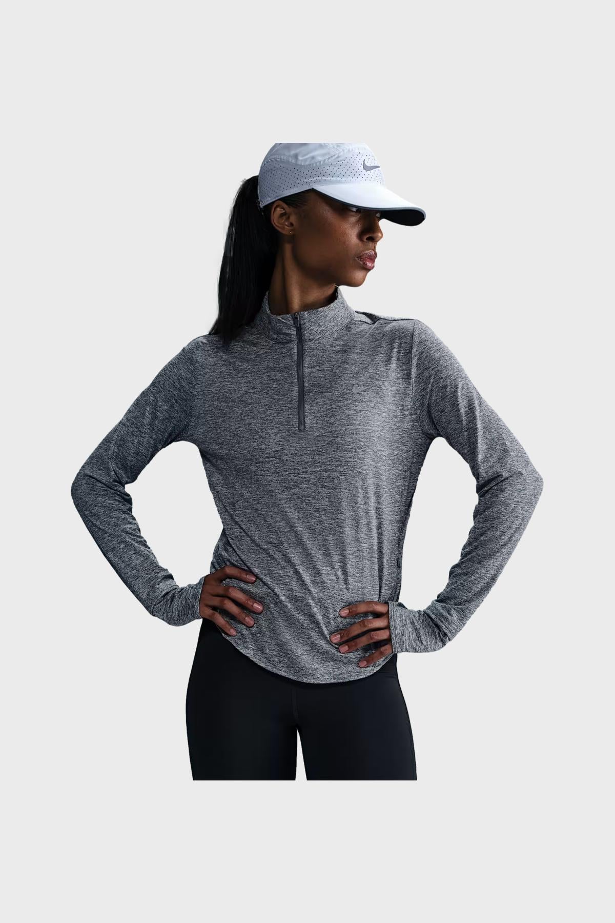 NIKE W - Nike Swift Haut de running à 1/4 de zip anti-UV Dri-FIT