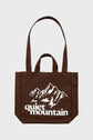 Quiet Mountain Messenger Tote Bag