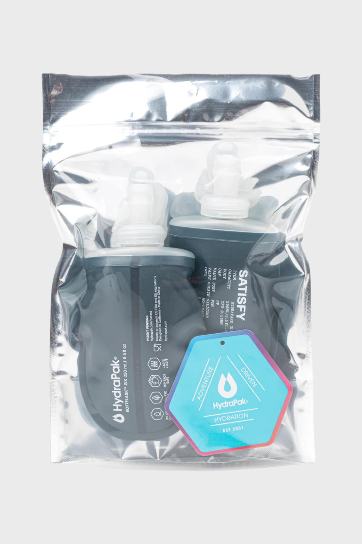 Satisfy - HydraPak® Soft Flask 250ml 2‑Pack