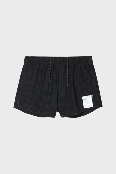 SATISFY SPACE-O MESH DISTANCE SHORTS 黒 M Satisfy - Space-O 2.5