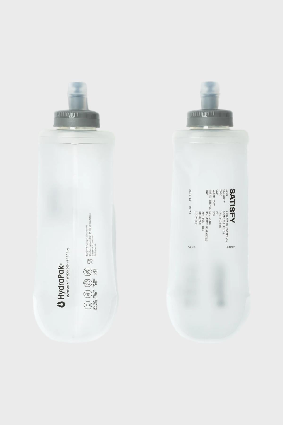 Satisfy - HydraPak® Soft Flask 500ml 2-Pack
