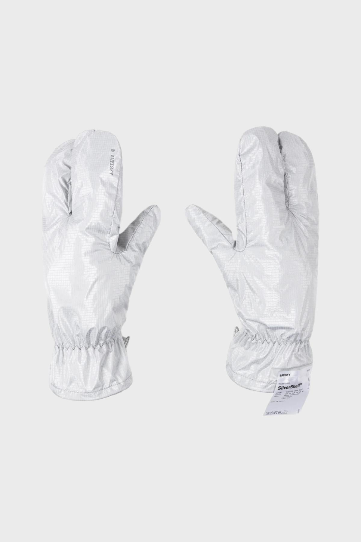小物 Satisfy SilverShellLobster Mitt Silver SATISFY - SILVERSHELL LOBSTER OVER MITT - DISTANCE