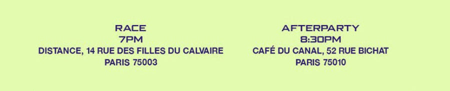 ON x DISTANCE - STAFF &amp; FAMILY RACE T-SHIRT