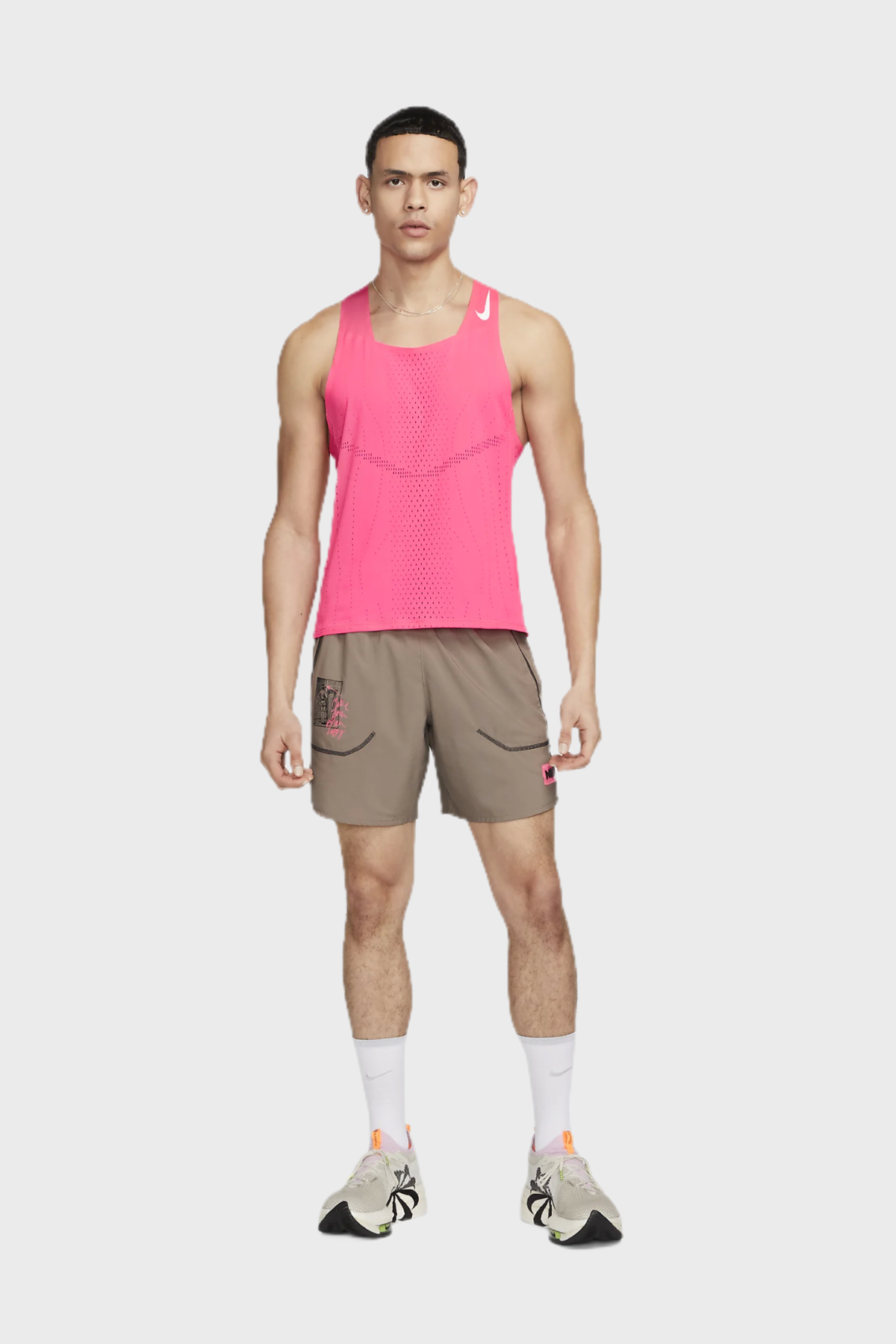 NIKE Dri-FIT ADV エアロスイフト シングレット Sサイズ ピンク ナイキ - エアロスイフト シングレット - DISTANCE