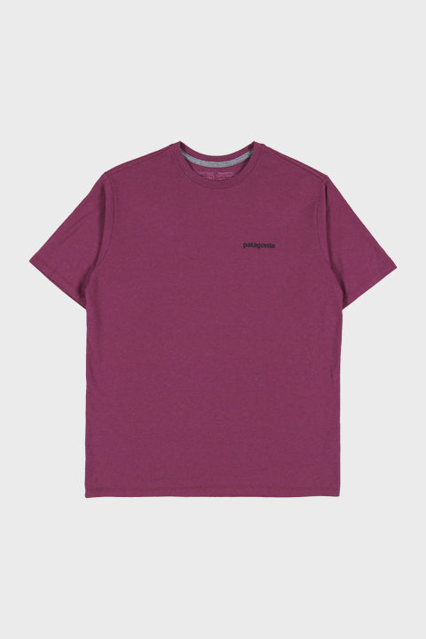 patagonia - P-6 logo Mission Organic Tee - DISTANCE