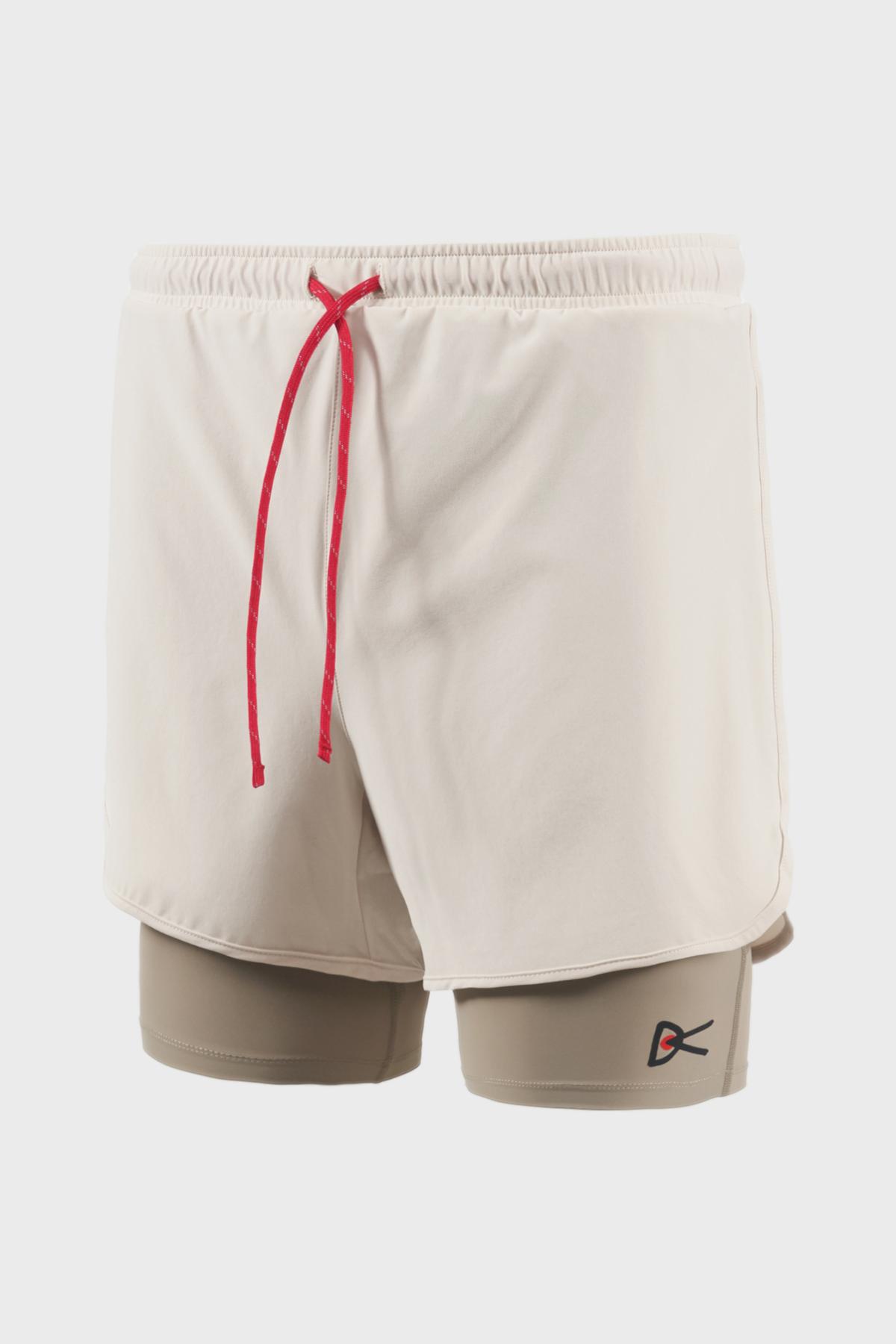 DISTRICT VISION - LAYERED POCKETED TRAIL SHORTS - DISTANCE