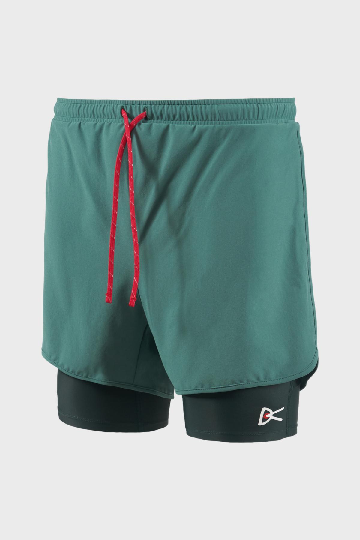 DISTRICT VISION - LAYERED POCKETED TRAIL SHORTS - DISTANCE