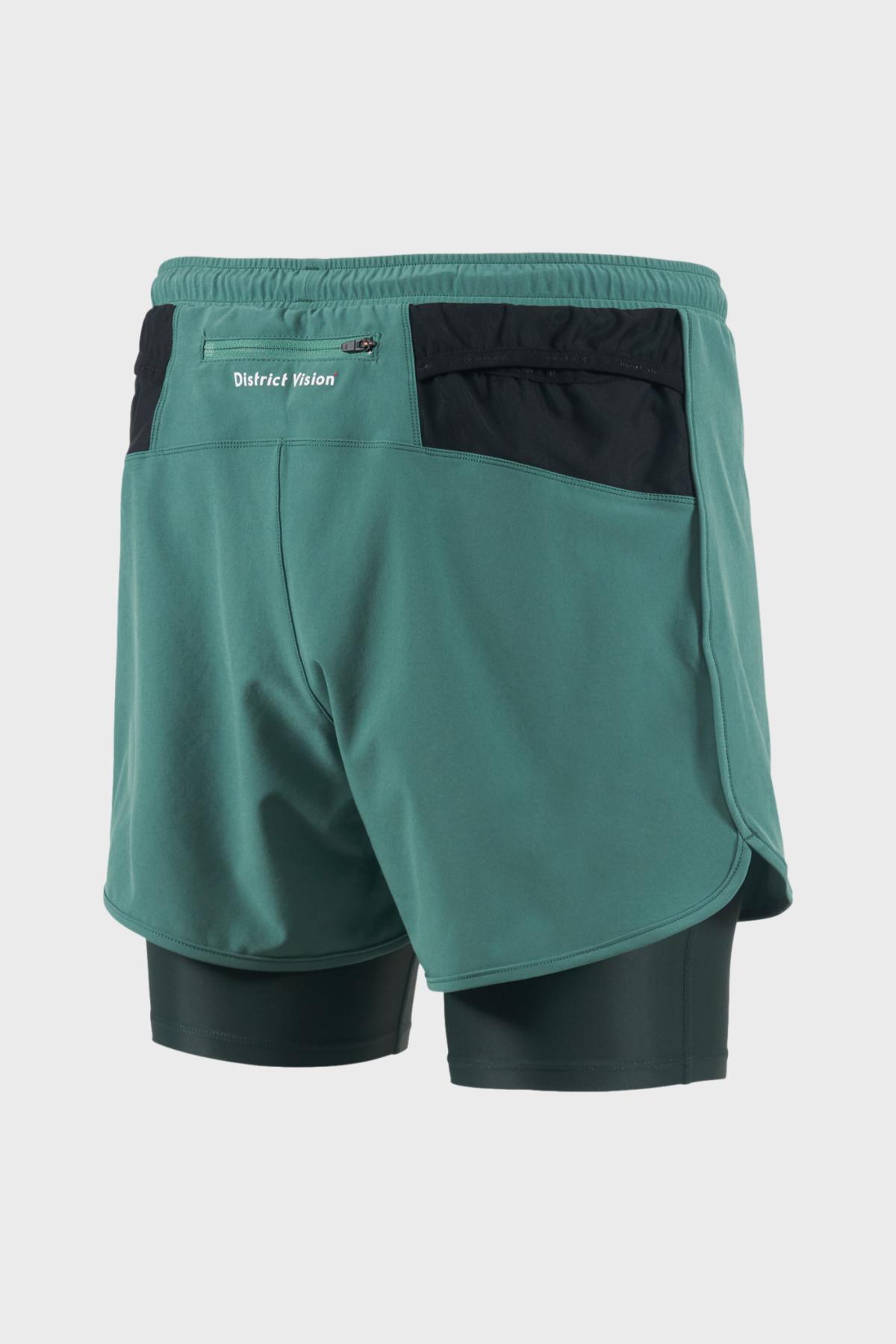 ウォーキング・ランニングウェア District Vision mens running shorts LAYERED POCKETED District Vision - Short Running | Distance